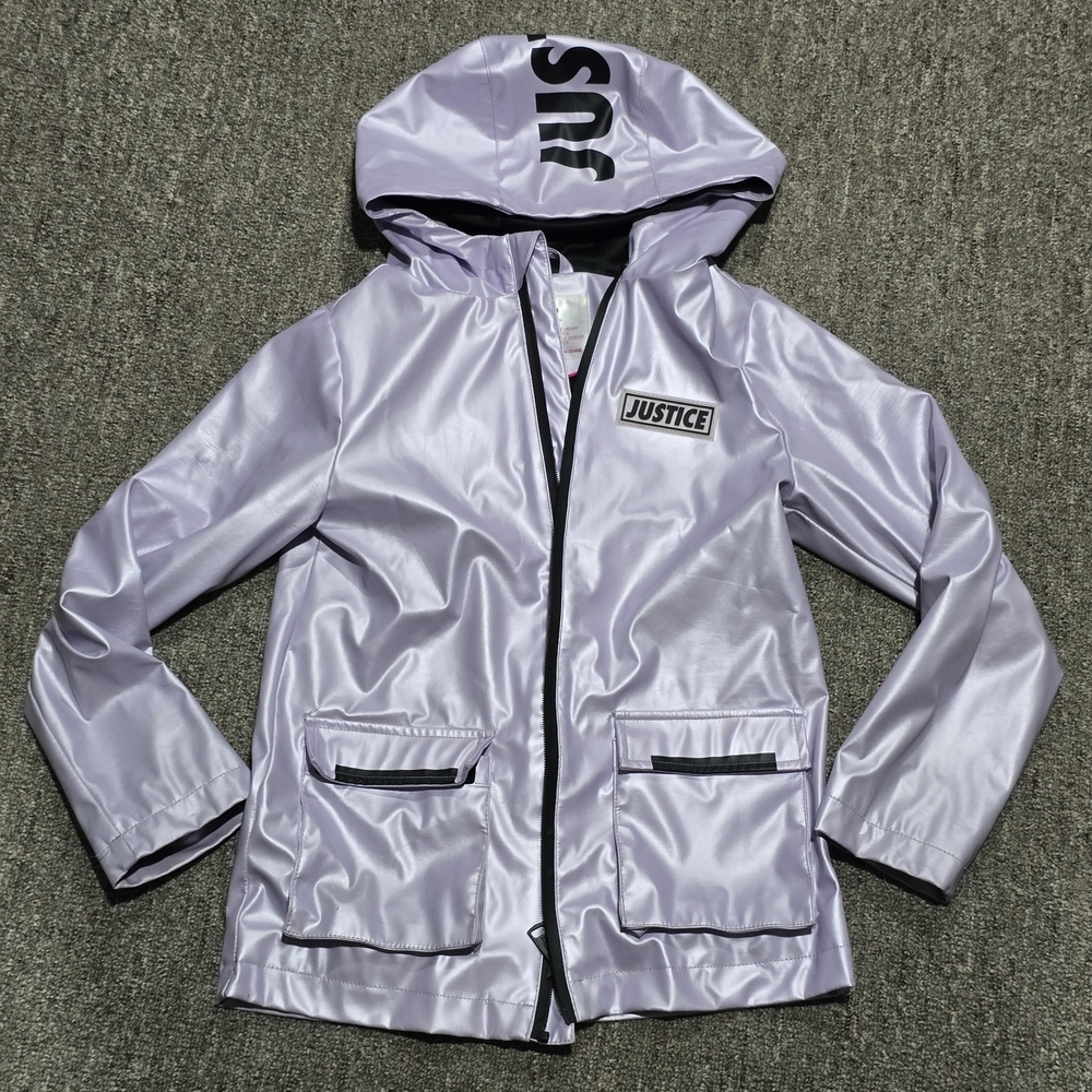 Justice Black and Purple Jacket